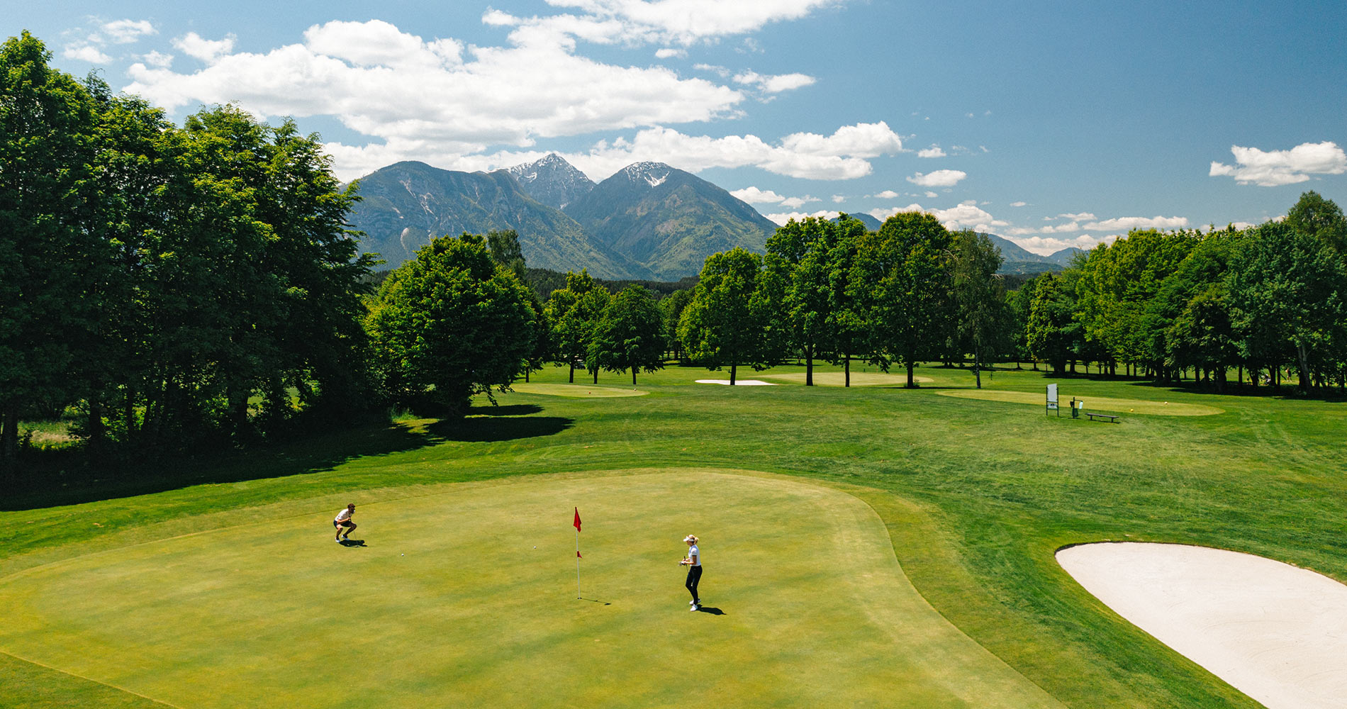 Golfspielen am Golfpark Klopeinersee | © KSL Golfspielen am Golfpark Klopeinersee | © KSL